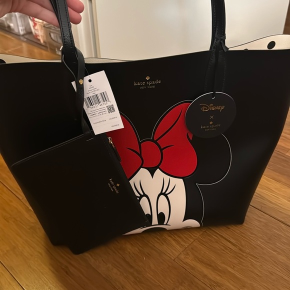 NWT Kate Spade X Minnie Mouse Tote - Picture 3 of 6
